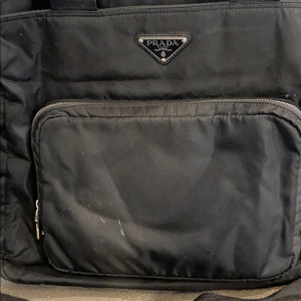 Authentic Prada black diaper bag with changing pad - Picture 2 of 4